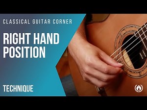 Right Hand Position for the Classical Guitar