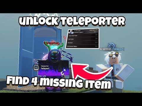 Tutorial Unlock Teleport Scientist Quest 4 Item Location in The Abyss