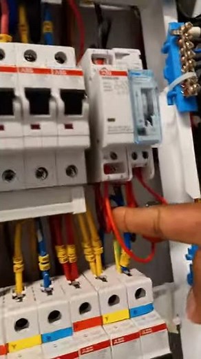 Single Phase timer wiring Elcb+contractor+Timer