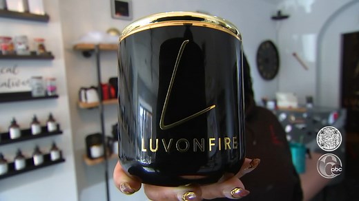 LuvOnFire Candle Company is selling the scents of love in Queen Village