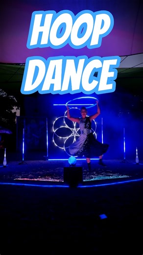 Live Light Show Performance | Hoop Dance Flow #hoops #shorts #fyp