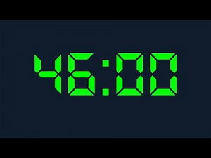46 Minute Timer Digital and 46 Minutes Countdown Digital