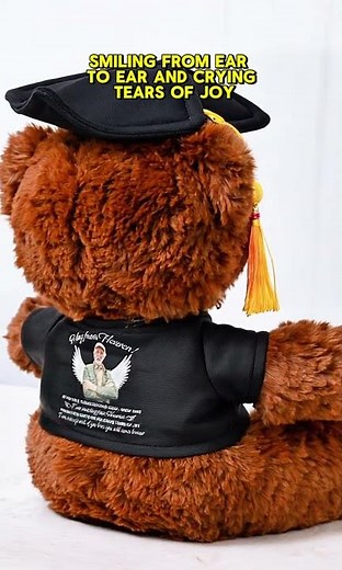 I Am More Proud Of You Than You Will Ever Know | Personalized Graduation Teddy Bear With Photo