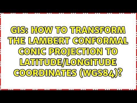 How to transform the Lambert conformal conic projection to latitude/longitude coordinates (WGS84)?