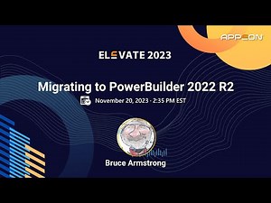 Migrating to PowerBuilder 2022 R2