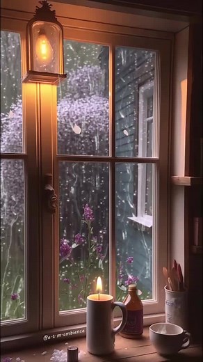 What is favourite season? #relaxing #spring #rain #foryou ©️Digital Artwork/Video by e.t.m.ambience Please do not resue, modify or crop my videos.