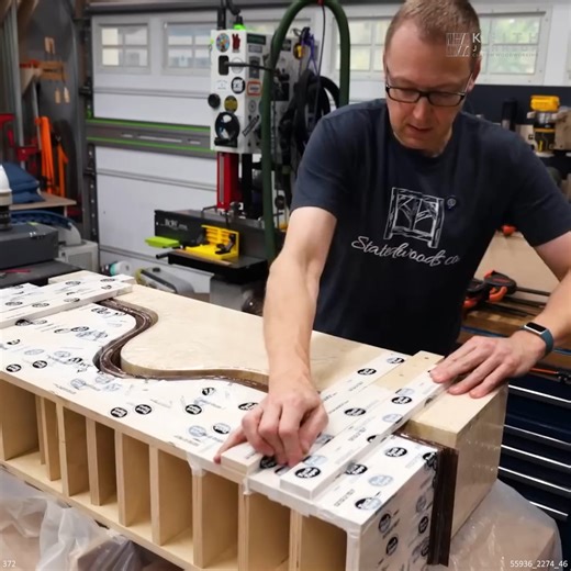 Building a Shelf With BIG Personality #bentwood #showstopper #finefurniture #cooldesign | KeithJohnson_CustomWoodworking