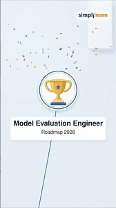 Model Evaluation Engineer Roadmap 2026 | How to Become an AI Evaluator | #Shorts | #Simplilearn