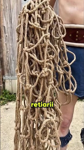 Why Roman Gladiators Fought With Nets #shorts #gladiator