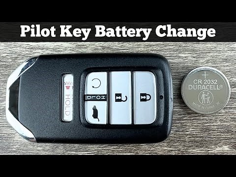 2016 - 2022 HONDA PILOT Key Fob Battery Replacement - How To Change Replace Pilot Key Batteries DIY