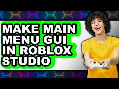 How to Make Main Menu Gui in Roblox Studio (updated)