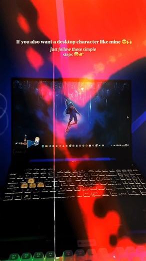 Add Anime Characters to Your Desktop! (Free) ✨🎮 #shorts #anime #pccustomization #aitools #ai