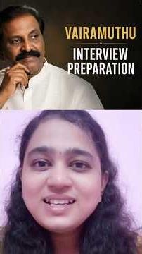 What Vairamuthu Can Teach You About Interviews | Interview Communication Tips | The Ramya Way