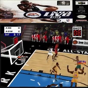 22K views · 171 reactions | NBA Live 99 Explore the classic NBA Live 99 game for Nintendo 64, featuring exciting gameplay and realistic graphics. Learn more about this beloved basketball video game. #videogames #nintendo #NBA #sports #gaming | Retro-Entertainment TV | Facebook