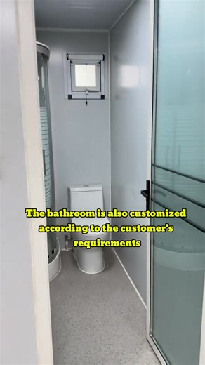 ✨ 20ft Folding House | 1 Bathroom Glass Shower | Spacious Bedroom for Couples 🏡 #FoldingHouse #TinyHome #ModularLiving #PrefabHouse #AffordableHousing | Container Home Designs