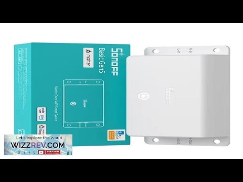 SONOFF Basic Gen5 Matter Over WiFi Smart Switch BASIC 1GS Matter Protocol Large