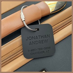 Luggage Tags Personalized, Custom Luggage Tag, Backpack Tag, Bag Tags, Stocking Stuffer, Personalized ID Tags, Travel Accessories - Etsy