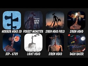 Horror Head 3D Survival, Forest Monster, Siren Head Field, Siren Head Goosebumps, SCP 6789....