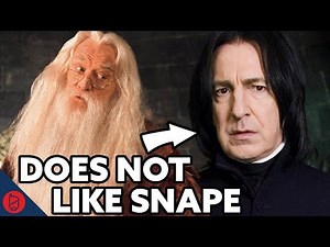 Proof That Dumbledore NEVER Liked Snape | Harry Potter Film Theory
