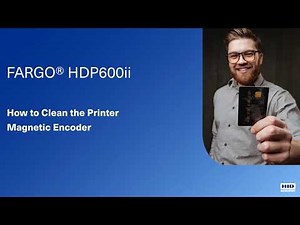 HDP600ii - How to Clean the Printer Magnetic Encoder