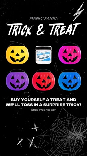 FREE GIFT with purchase now thru Wednesday only. Don't miss out - shop now! 🎃 | Manic Panic