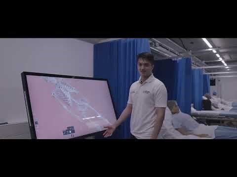 Physiotherapy facilities: international student tour