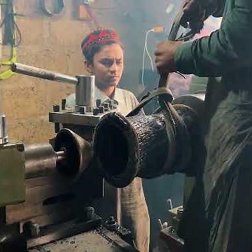 From Wrecked to Perfect: The Dozer Chain Roller Welding and Machining Process