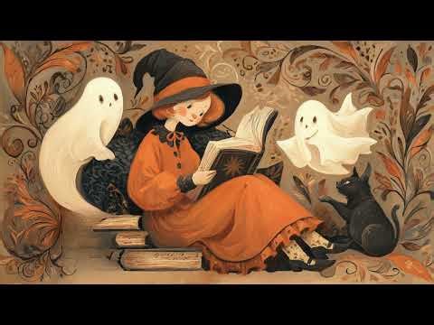 Halloween TV Art 🎃 Spooky Cozy Ambience with Pumpkins, Candles & Vintage Halloween Decor