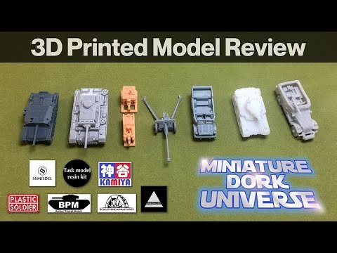 Spotlight on 3D Printed Models (12 & 15mm WW2 Miniatures)