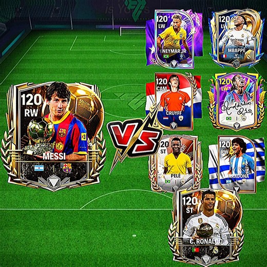 The GOAT Messi VS all Legends 🤯🐐 #eafc #fifa #fcmobile #fifamobile