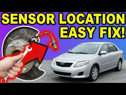 Where Is Wheel Speed Sensor On 2008 Toyota Corolla