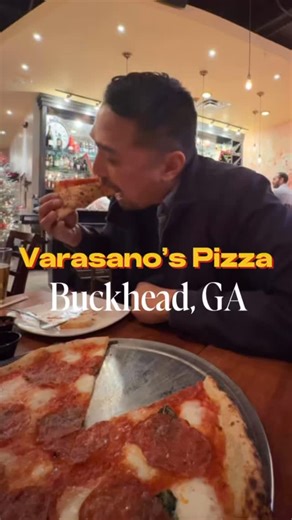 Chris | Decatur Realtor & Investor on Instagram: "Varasano’s has been part of my Buckhead story for a long time. Back in the 2000s, my boy Bobby lived right upstairs. We’d pregame here before heading out to Midtown. Exception pie. Always worth it. My family went to that Houston’s all the time in the 90s. I rented a room off Lindbergh. A lot of life happened in this stretch. Came back starving and sat at the bar. Menabrea lager because I’m a lager guy through and through. Started with the Caesar 