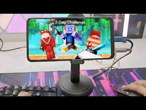 I Tried Keyboard & Mouse in Minecraft PE