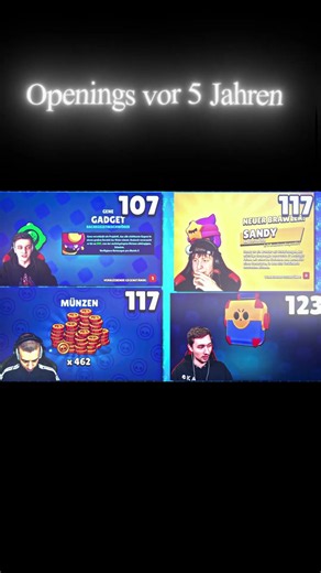 LukasBS Openings Heute vs vor 5 Jahren 🥺😳 #brawlstars #jojonas #lukasbs