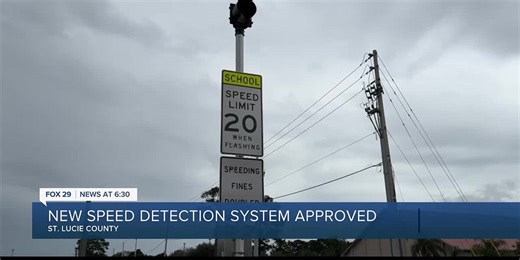New speed detection system approved in St. Lucie County