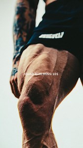 Quad Building 101 📝 Free week of my full program in b!0 Trying to build quad cannons? Here’s how I structure quad training: 1️⃣ Outer quad (vastus lateralis) Bias: Leg press – keep hips flexed, go deep without letting your low back lift. 2️⃣ Inner quad (vastus medialis) Bias: Squat pattern – think hack squat, Smith machine, or high bar squat with heels elevated to maximize knee flexion. 3️⃣ Mid quad (rec fem) Bias: Leg extensions – fixed hips, extend knees. This is your only shortened-position 