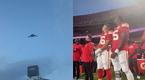 VIDEO: Kansas City Chiefs Players Had The Coolest Reaction To The Spectacular B-2 Stealth Bomber Flyover During National Anthem Before Opening Night vs. Ravens