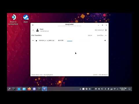 Steam Deck Guide - How to send files from your PC
