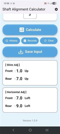 Shaft Alignment Calculator