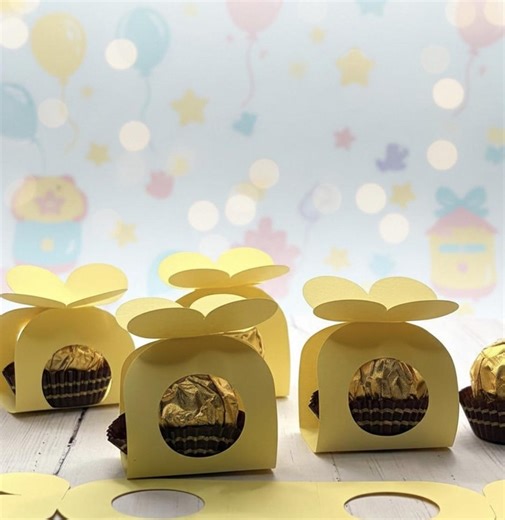 Customized Gift Boxes for the Chocolates- Personalized Cardstock Party Decor - Etsy
