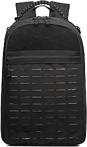 Tactical Assault Backpack，Heavy duty zipper，Travel Laptop Backpacks，Hiking Backpack military backpack, Rucksack. (Black)