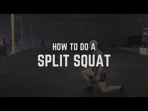 How to do a SPLIT SQUAT