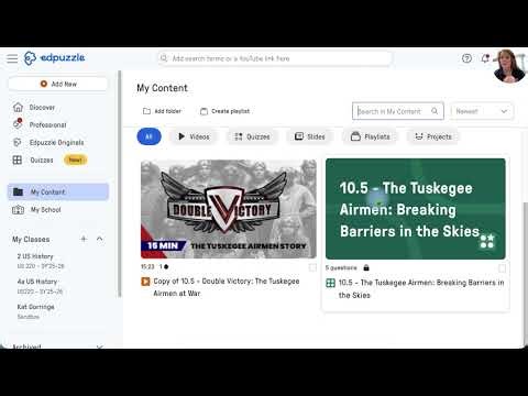 Combine multiple activities into one assignment in EdPuzzle