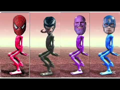 Alien Dance Funny | Spider-Man | Capitan America | Tanos | Venom |