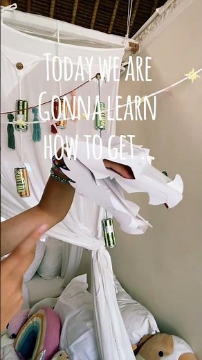 Tutorial time !!!✨😆 #dragonpuppets #trend #paperdragon #wipartwork #art #furry #dragon #diy