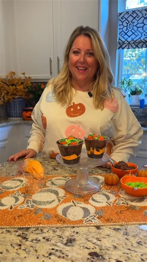 Dirt Pudding Gets a Spooky Halloween Twist! 🎃 This frightfully fun dessert is perfect for Halloween parties, kids’ celebrations, or even as a sweet surprise during trick-or-treating. With its creepy-crawly charm and delicious layers, it’s a guaranteed crowd-pleaser. Check out the full recipe here: https://www.simplystacie.net/pumpkin-patch-dirt-cups/ | Party Host Helpers