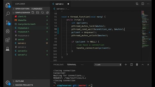 How to write a multithreaded webserver using condition variables (Part 3)