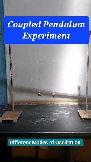 Coupled Pendulum Experiment #fundamentalphysics #education #physicsfun