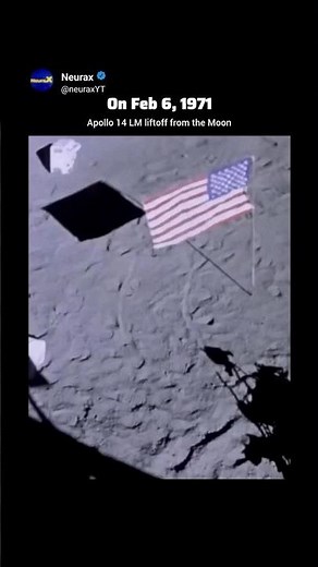 What Apollo 14 Saw When Leaving the Moon (1971)