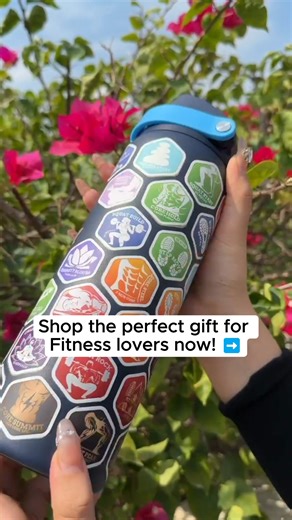 22K views · 54 reactions | Wait? WHAT!!!  The Fitness Challenge Sticker Bottle It comes with 42 Motivational Stickers Of Fun Workout Activities.The Idea Is That Everytime You Finish A Workout – You Get To Stick On The Matching Sticker! Get Yours Today https://xtusimple.com/products/sticker-water-bottle-black | Xtusimple | Facebook
